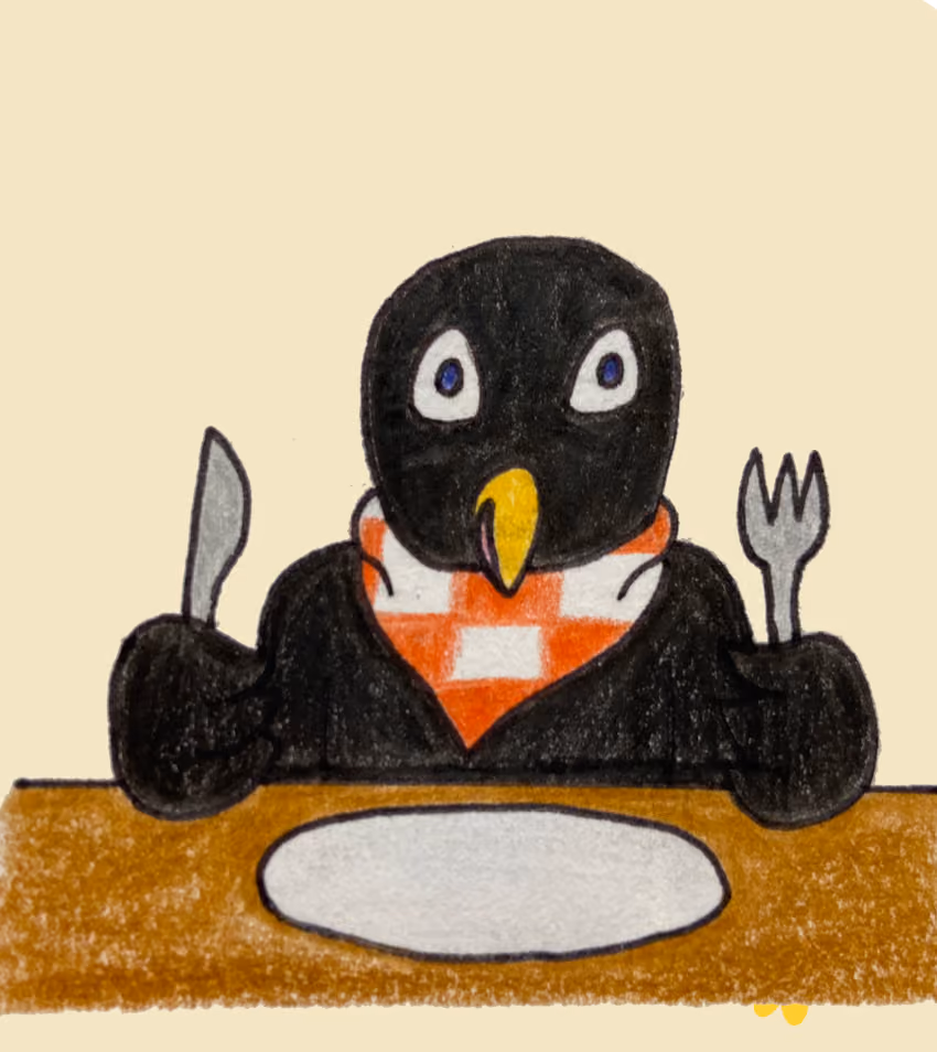 The Hungry Crow 