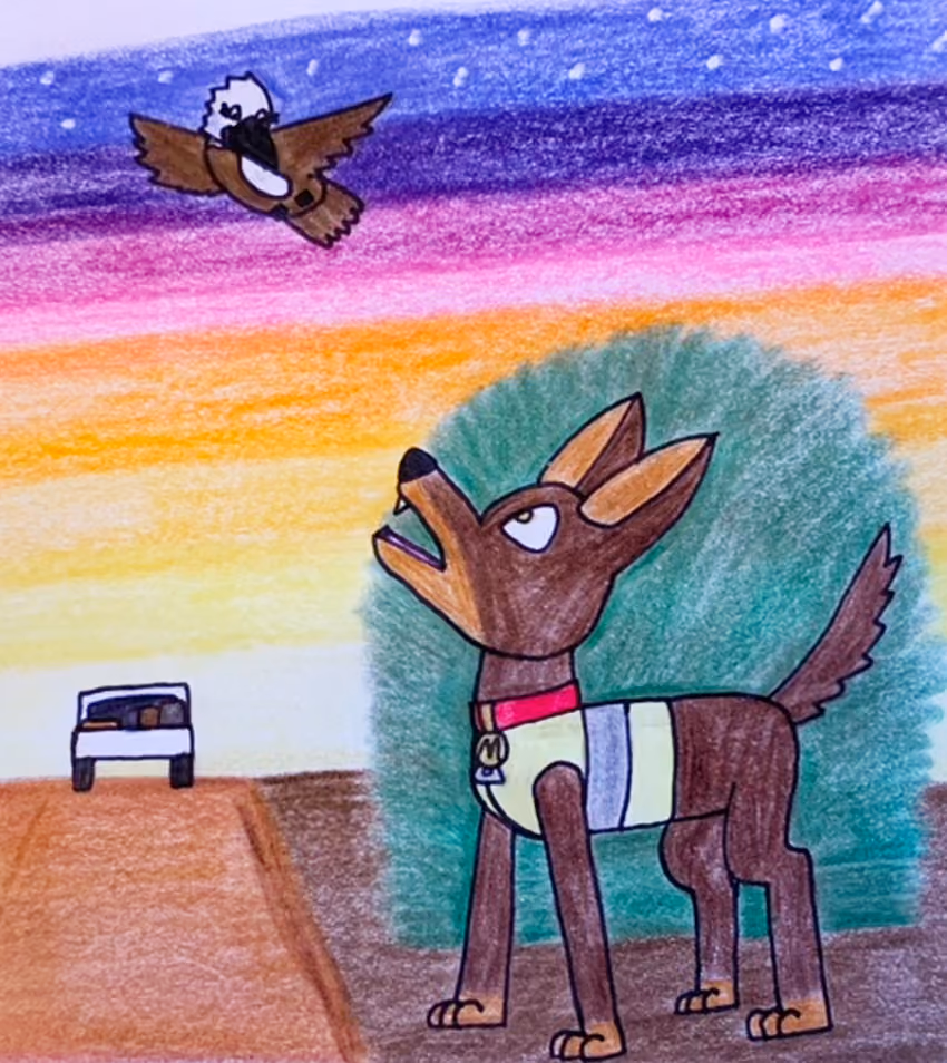 Marley Dog Scene