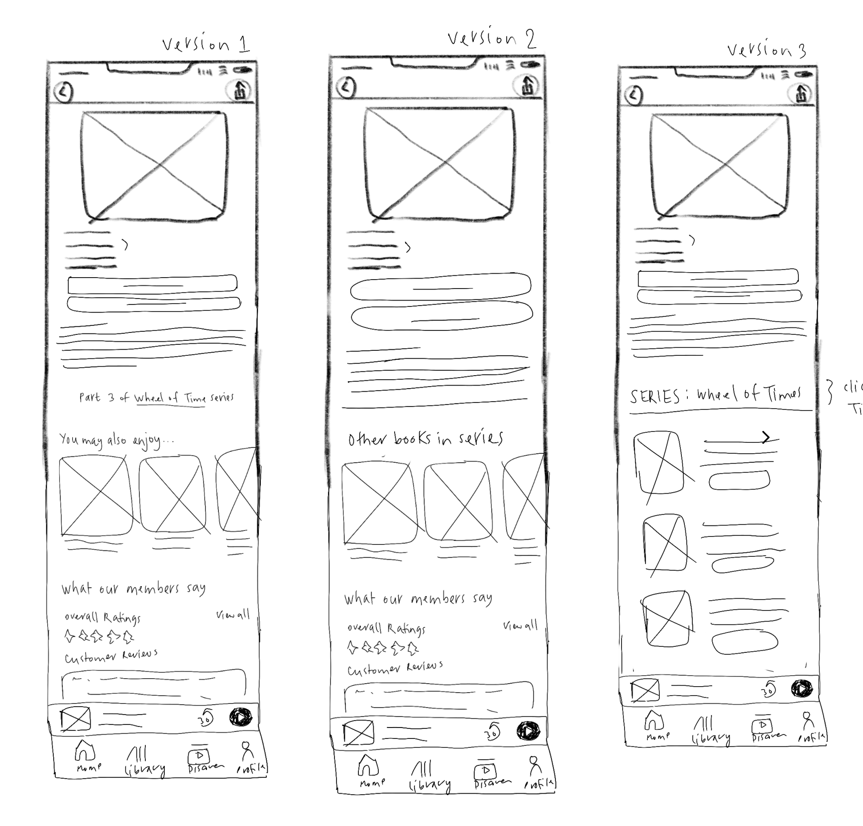 Lo Fi Wireframes