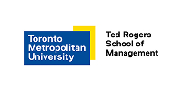 Logo of Toronto Metropolitan University Ted Rogers School of Management.