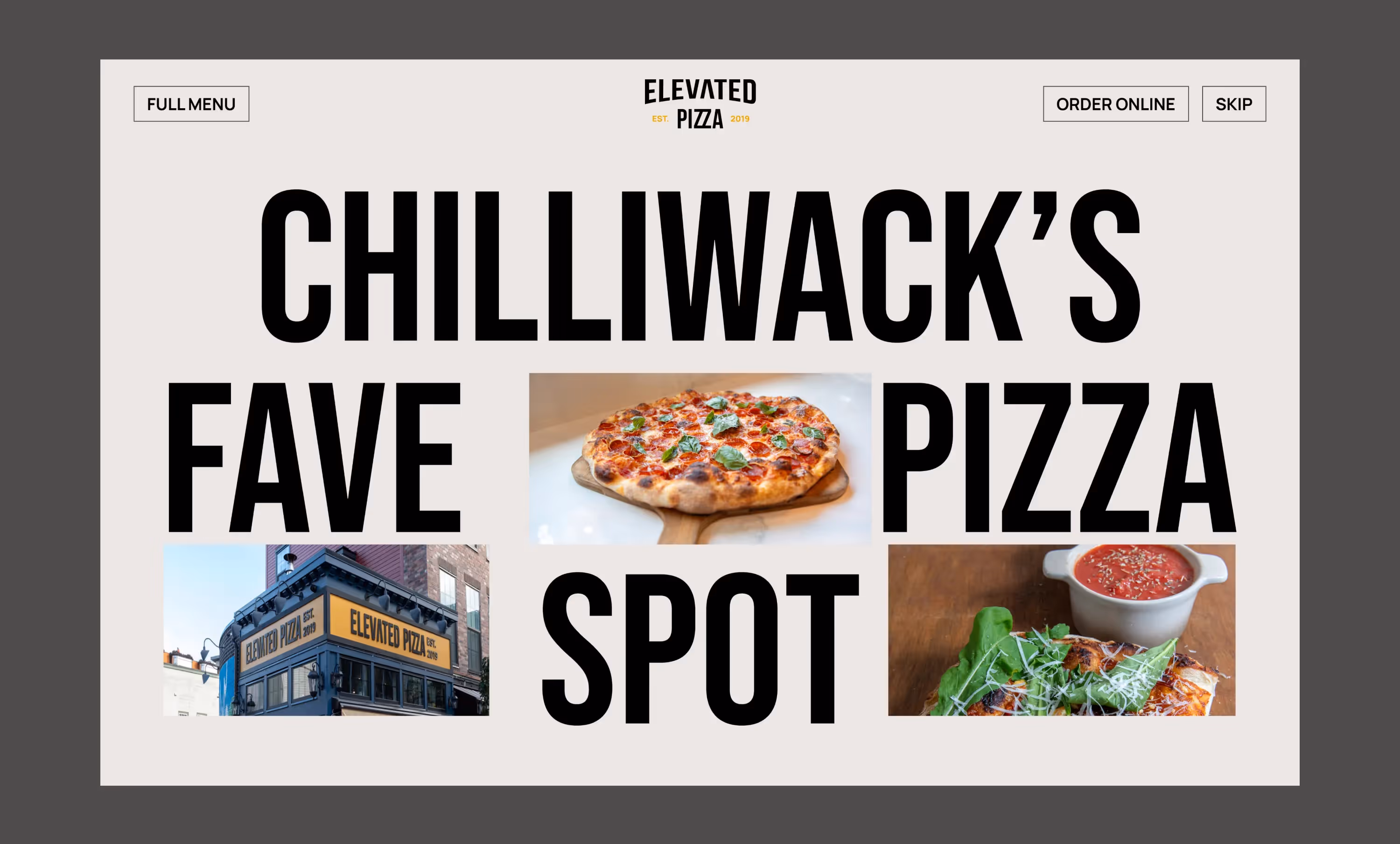 Elevated Pizza