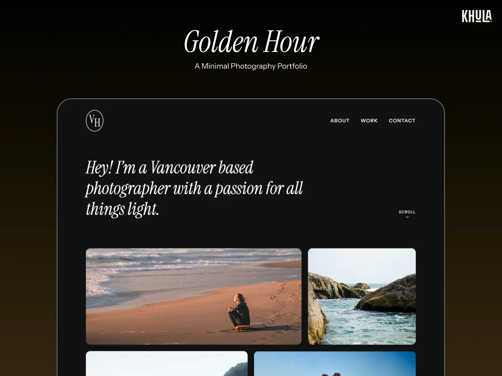 Golden Hour - Photographer Framer Template $9