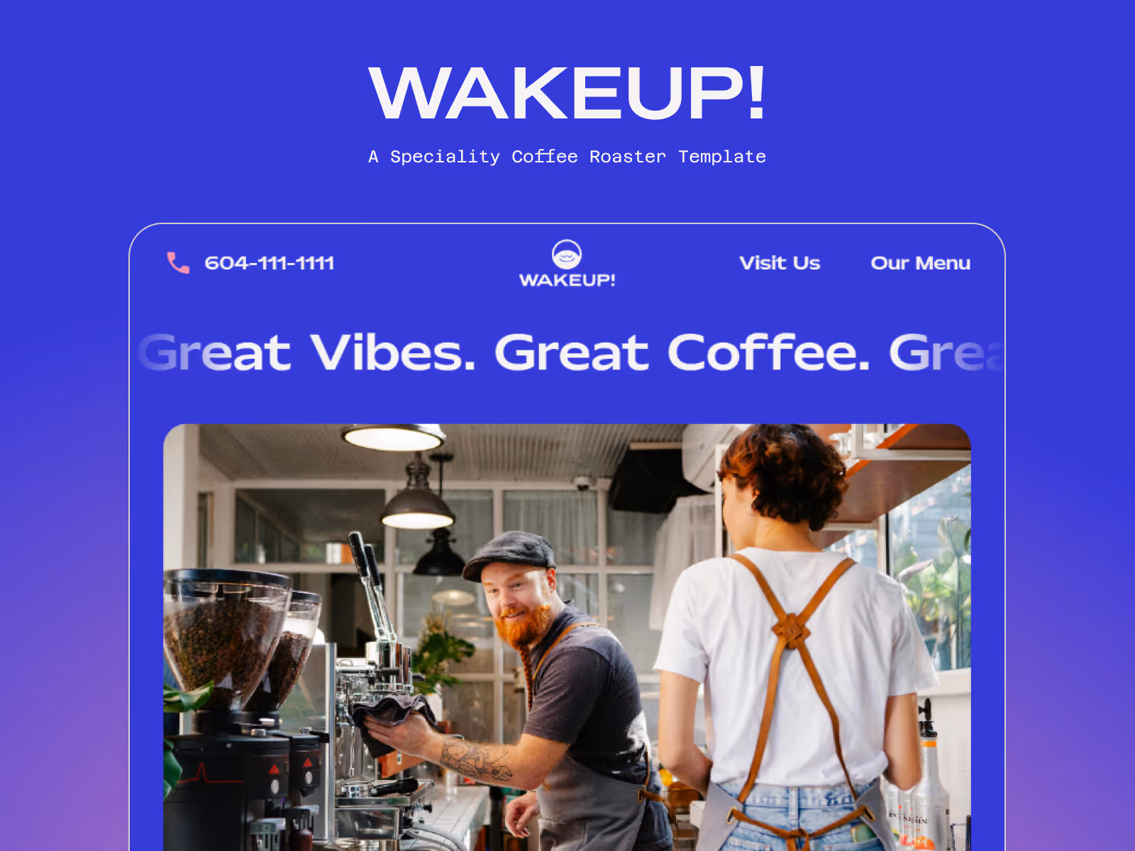 WakeUp Cafe Mockup