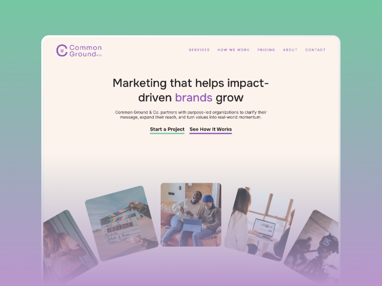 Common Ground Mockup