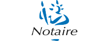 Cette image montre le logo de la chambre des notaires