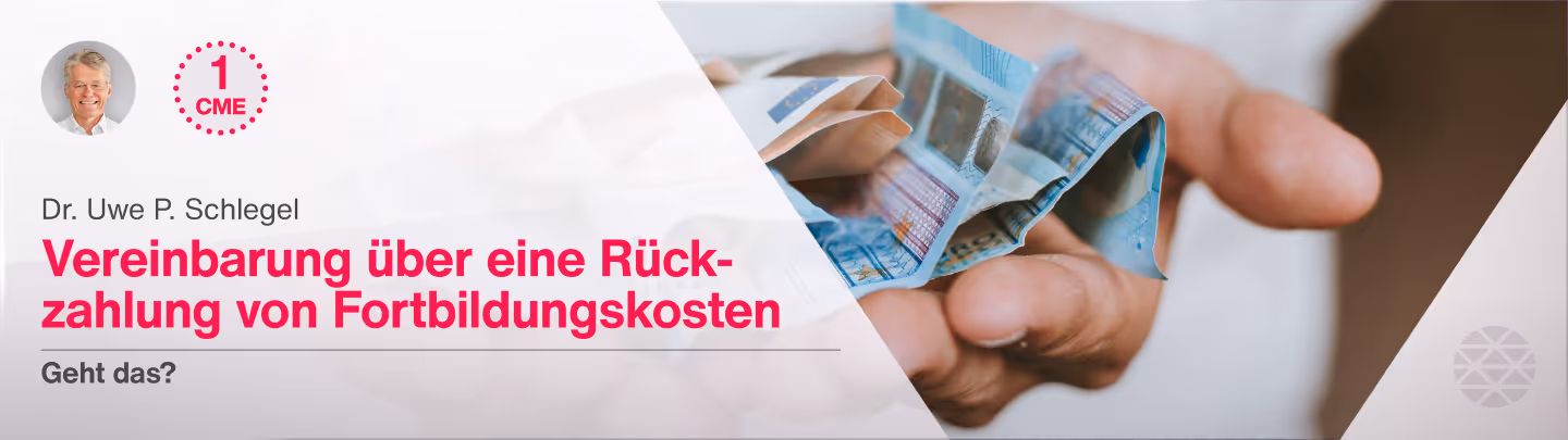 Vereinbarung über eine Rückzahlung von Fortbildungskosten