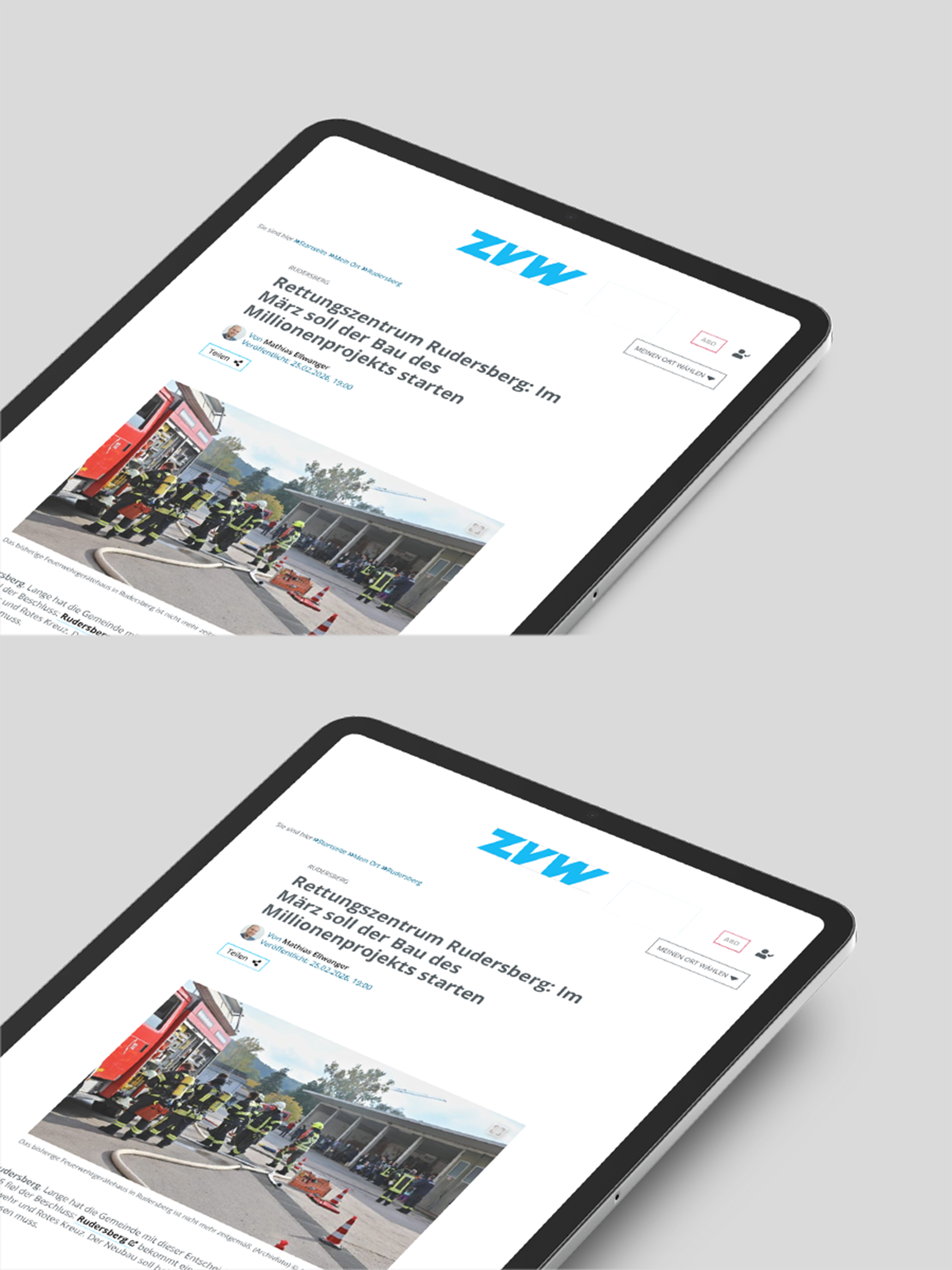 Rudersberg Rescue Center: Construction of the multi-million dollar project is set to begin in March.