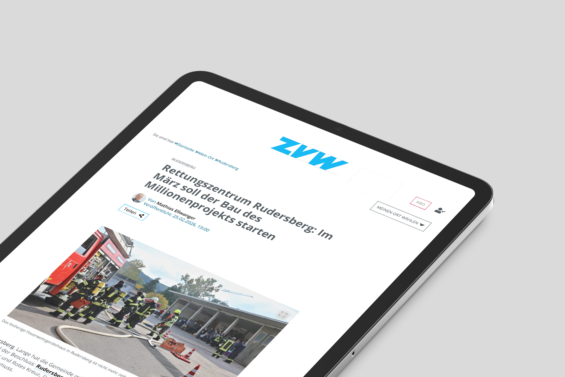 Rettungszentrum Rudersberg: Im März soll der Bau des Millionenprojekts starten