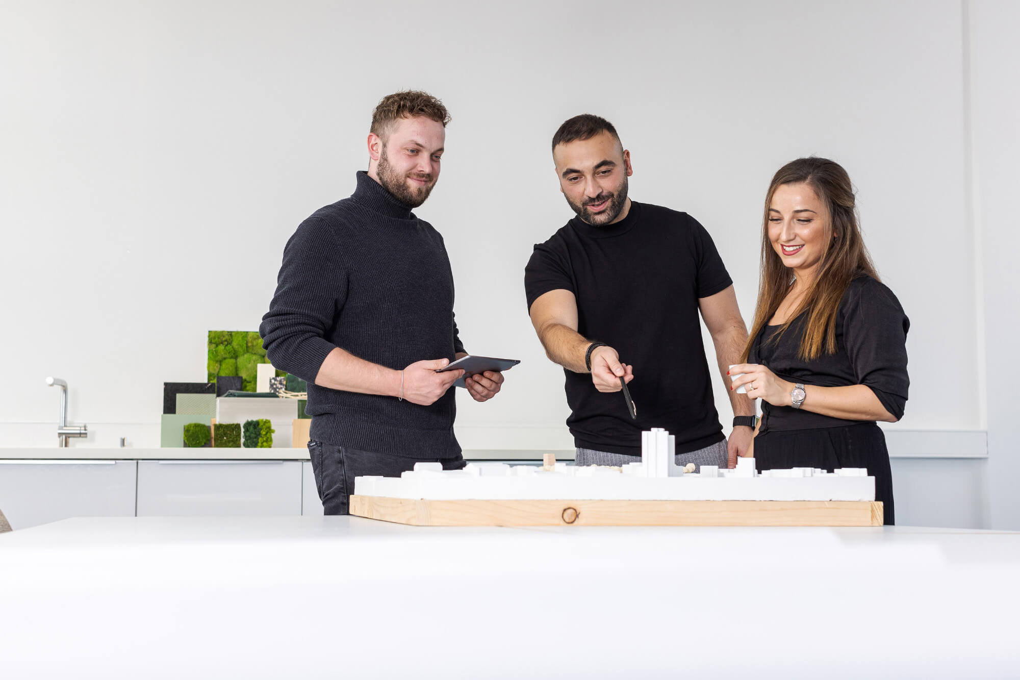 3 Personen von Gaus Architekten