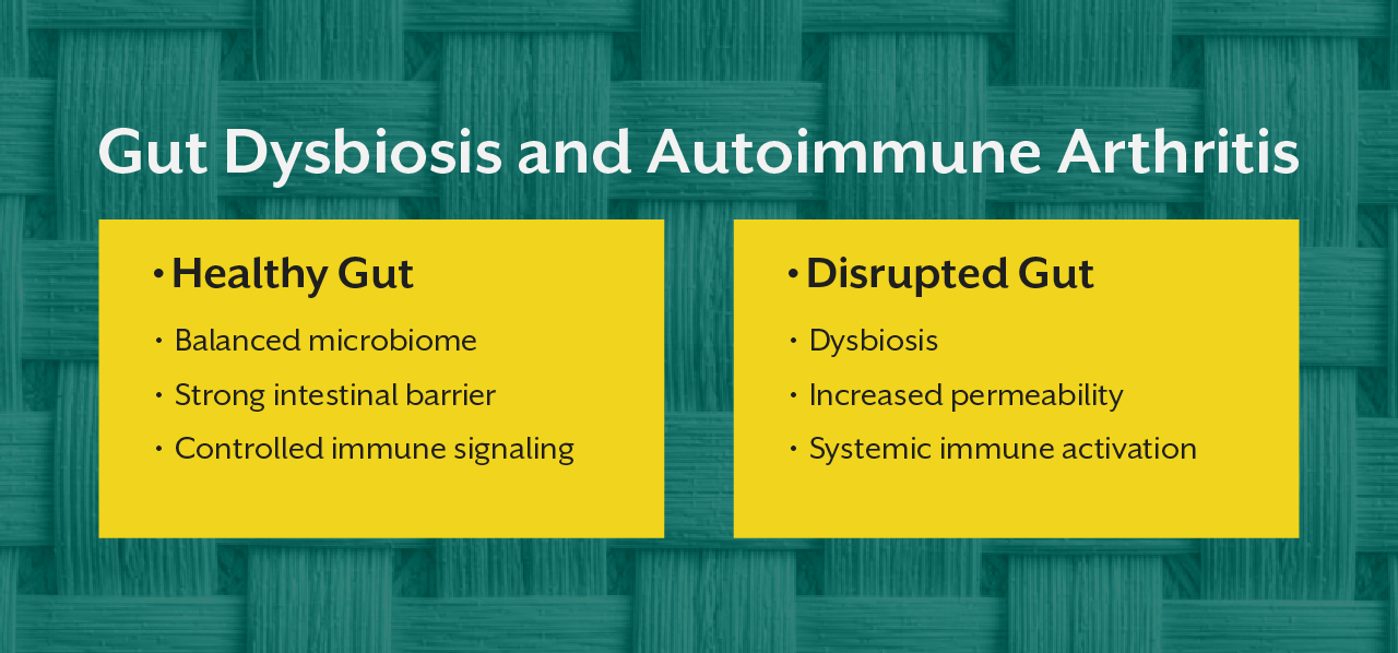 Gut Dysbiosis and Autoimmune Arthritis