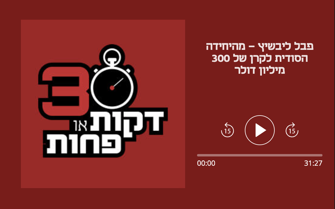 Pavel Livshiz: From a secretive unit to $300M under management