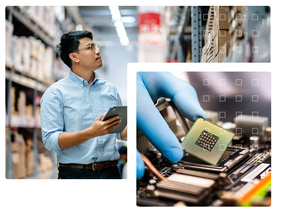 Electronic component supply chain insights through lead time report
