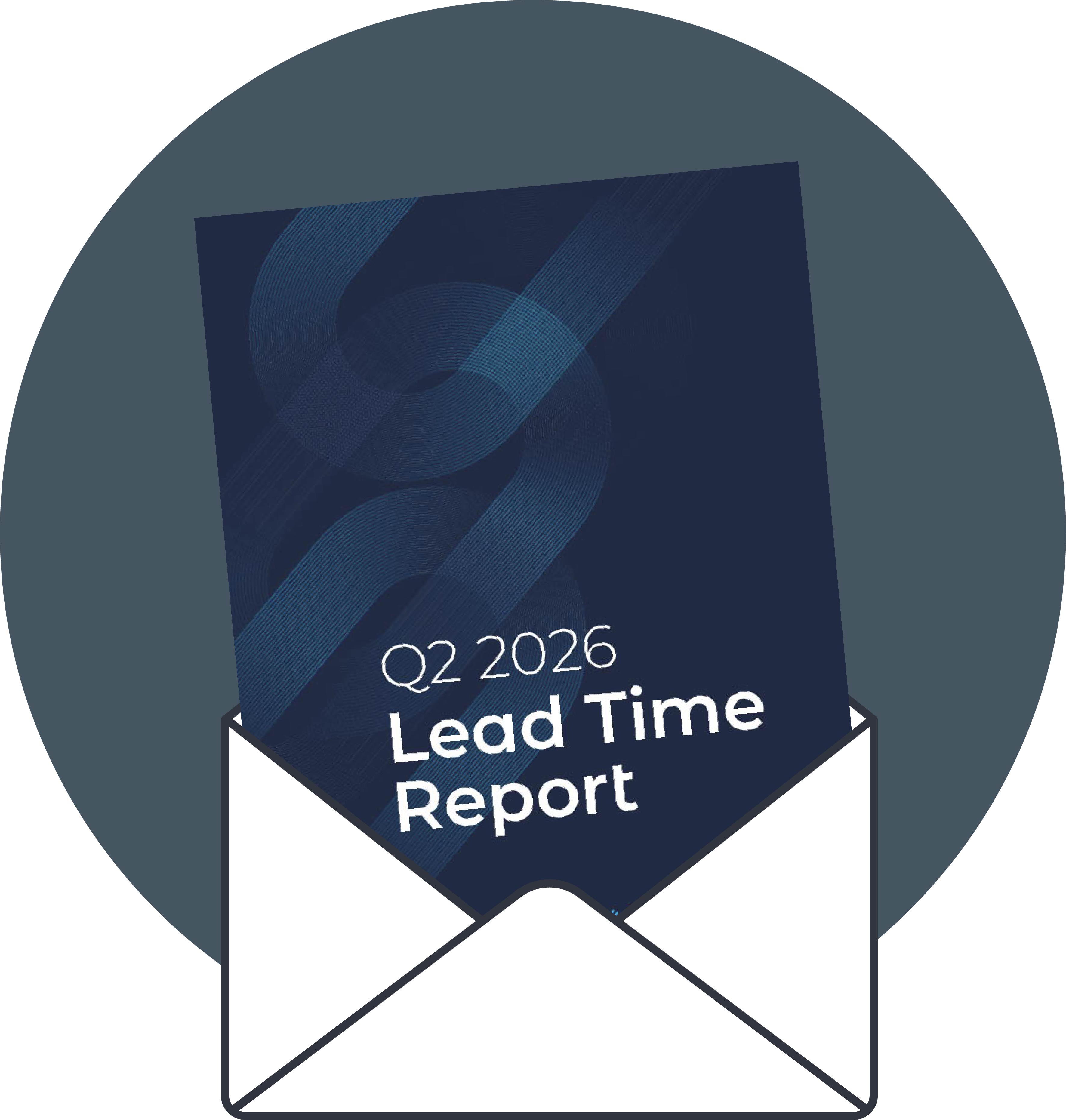 Lead time report emailed quarterly