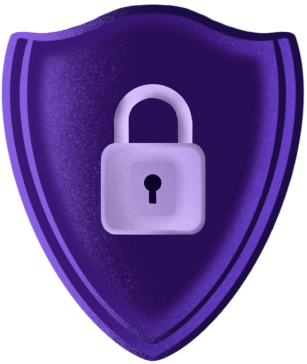 shield with a lock