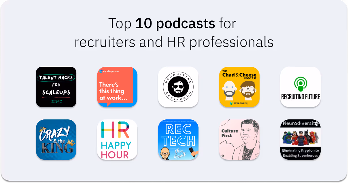 Top 10 podcasts for recruiters and HR professionals - Zinc Work