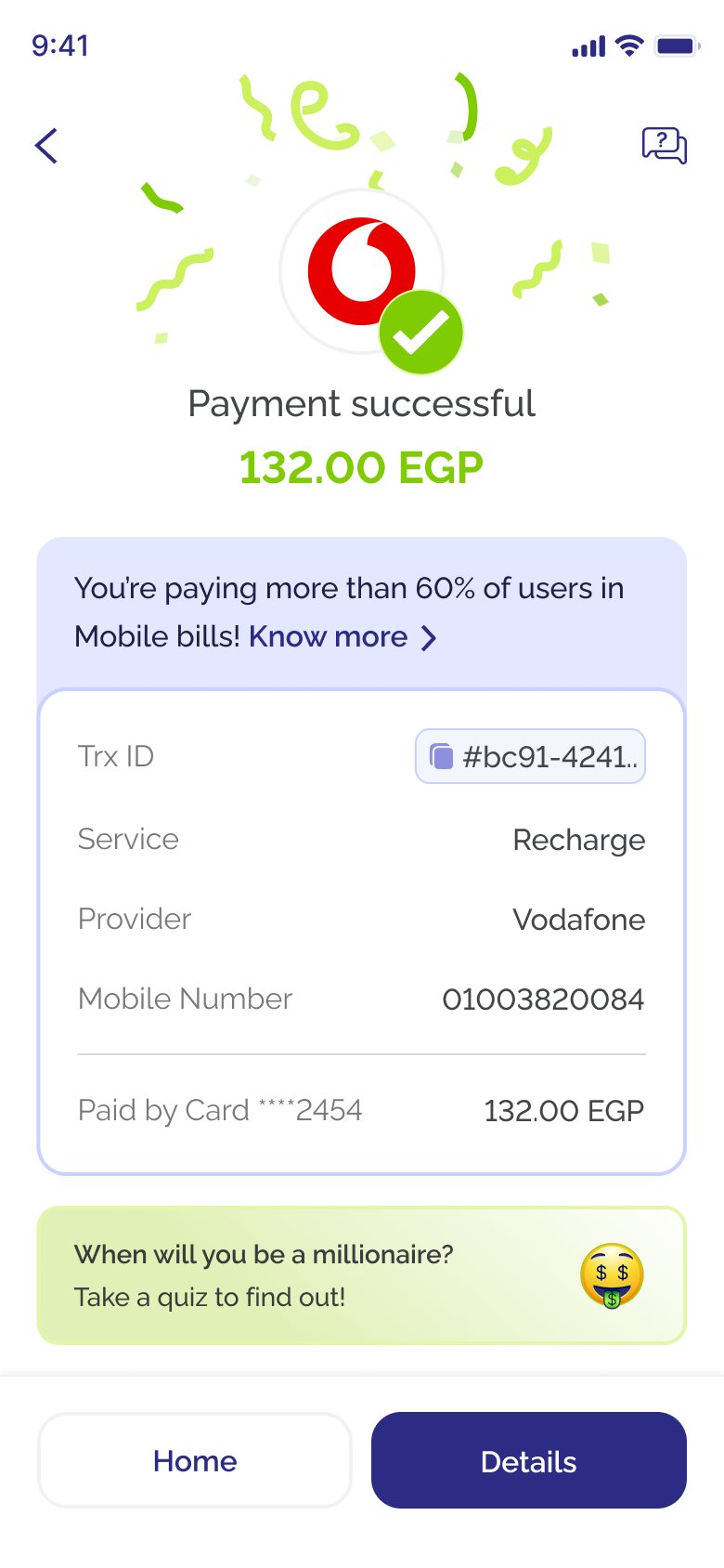 Payment success