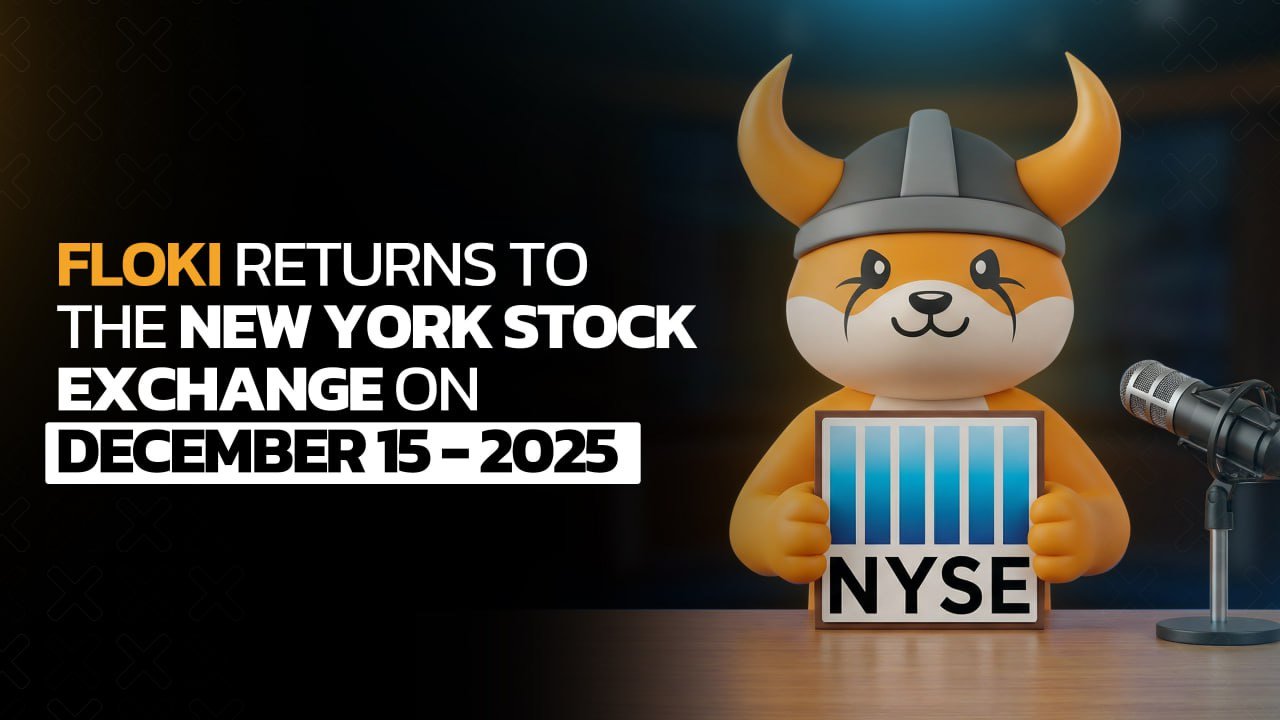 Floki returns to the New York Stock Exchange on December 15!
