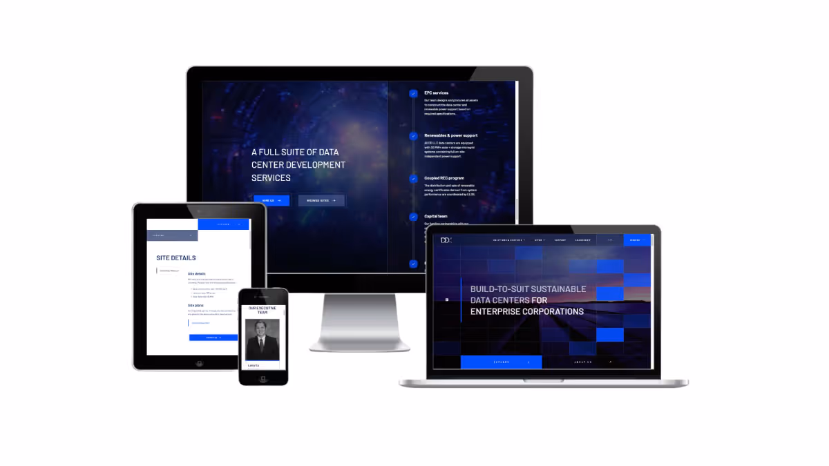 Digital Decarbonization website showcase