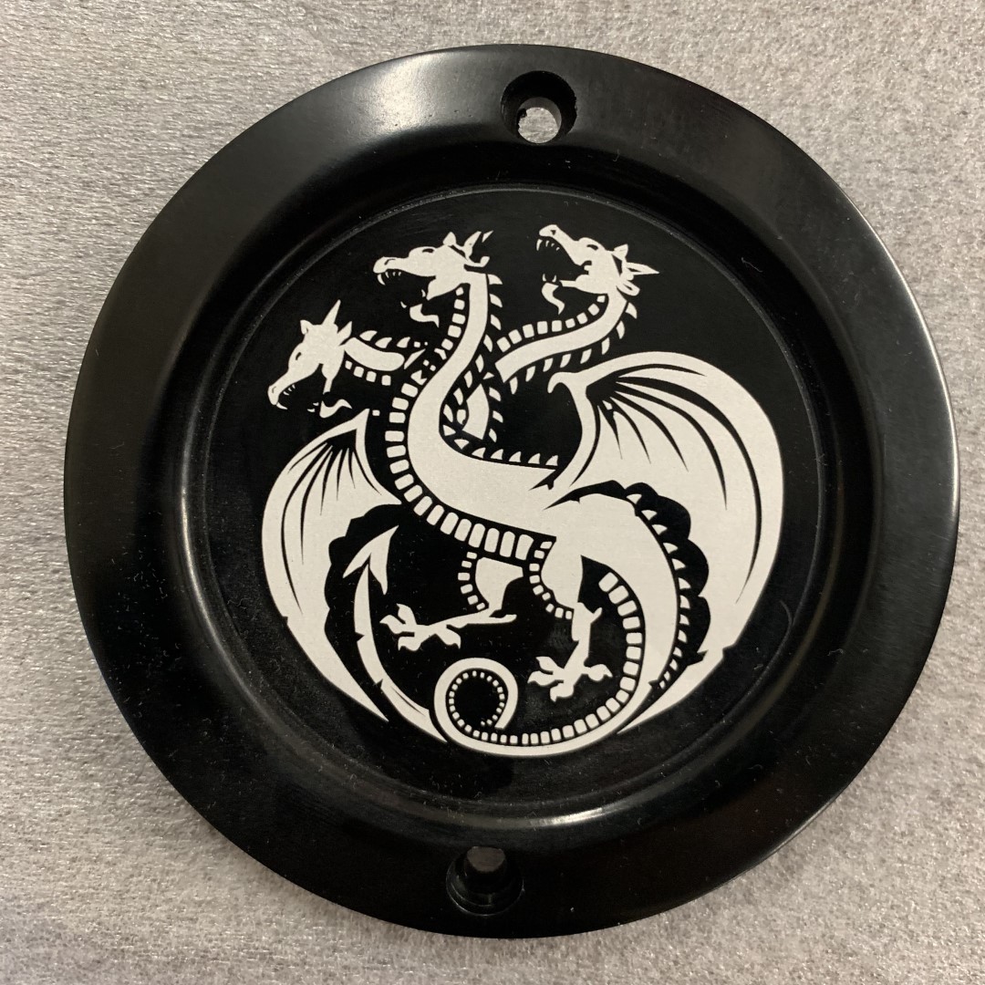 Dragon engraving