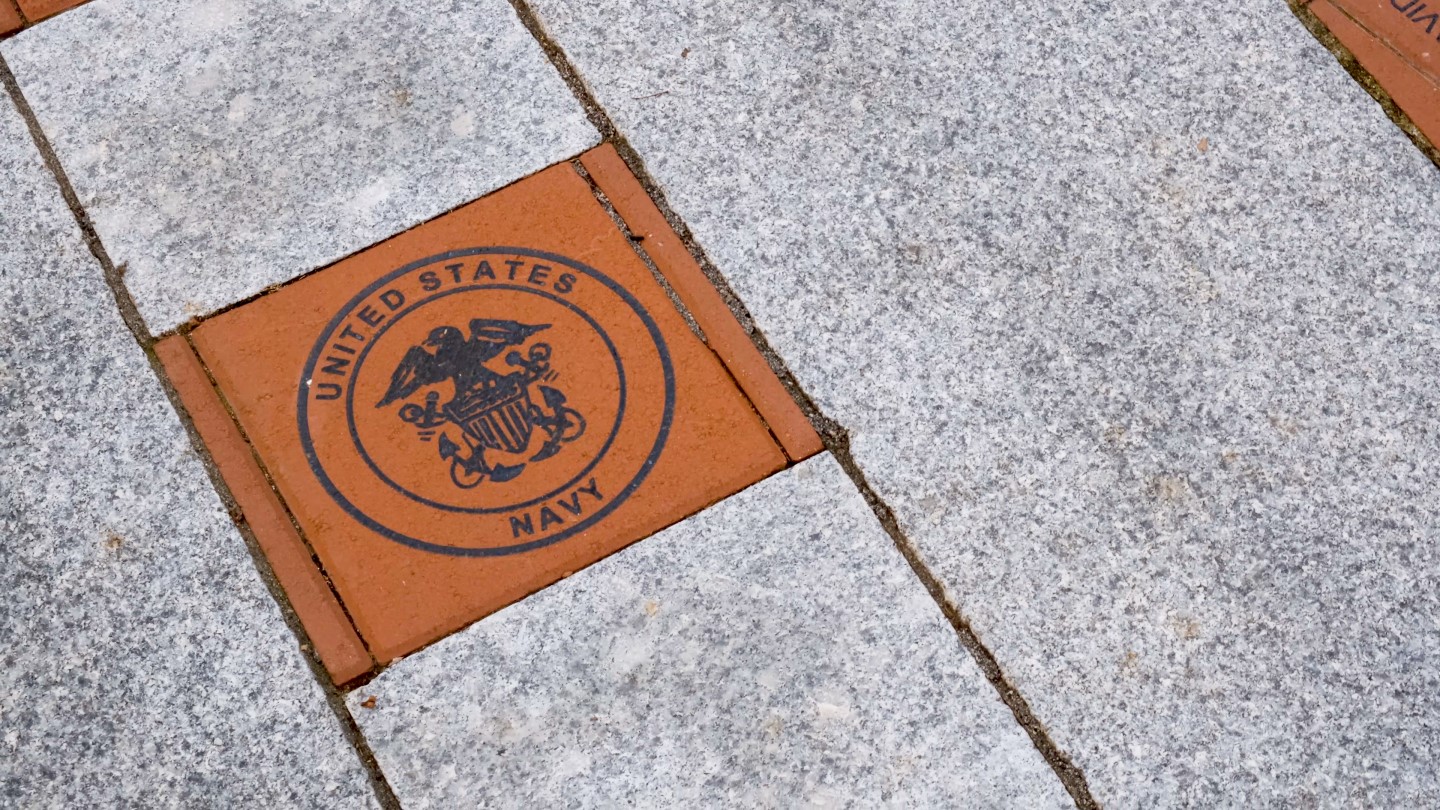 Engraved Navy Brick