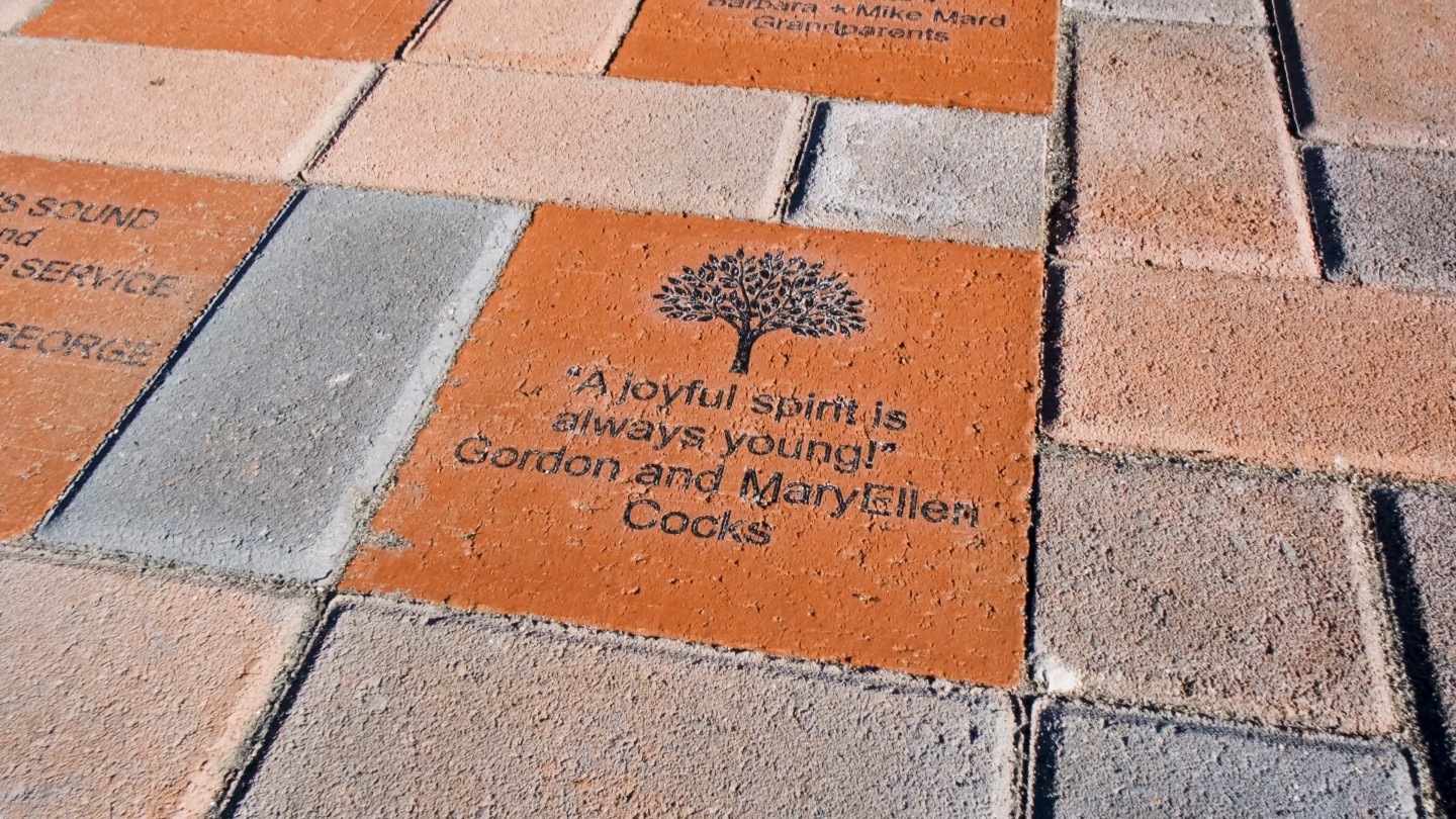 Senior center bricks