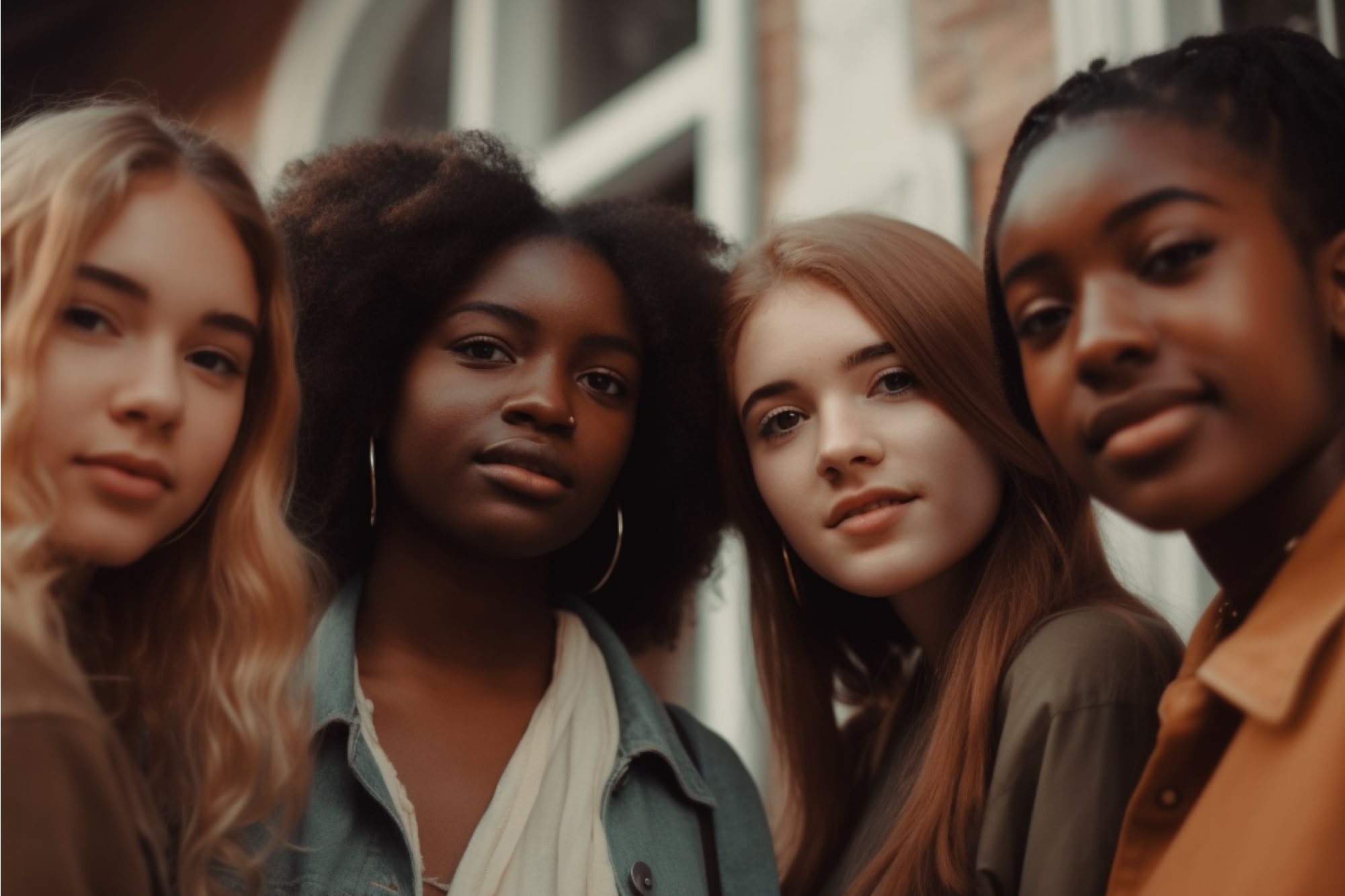 Group of college friends