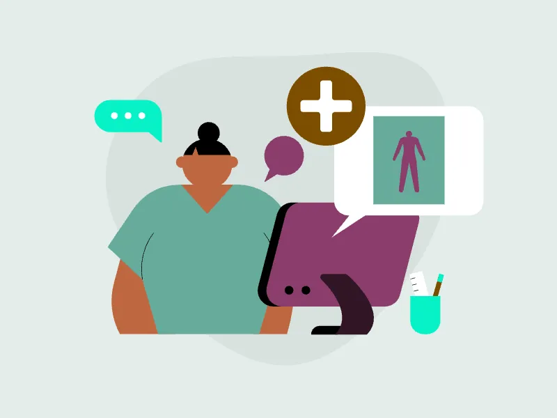 at the doctor's office