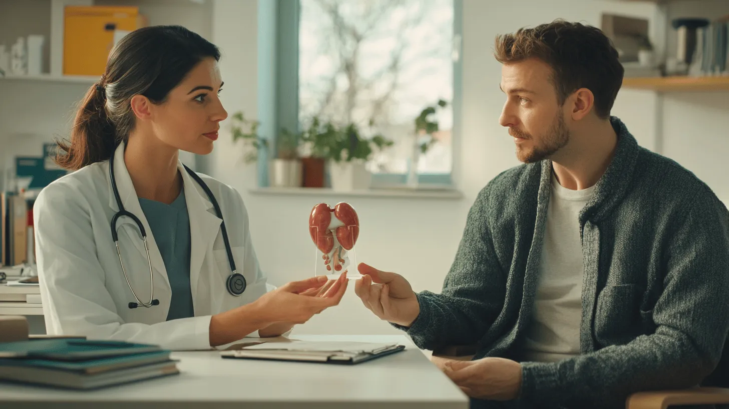 doctor and patient consult