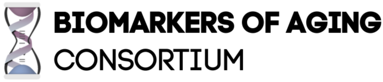 Biomarkers of Aging logo - links to website