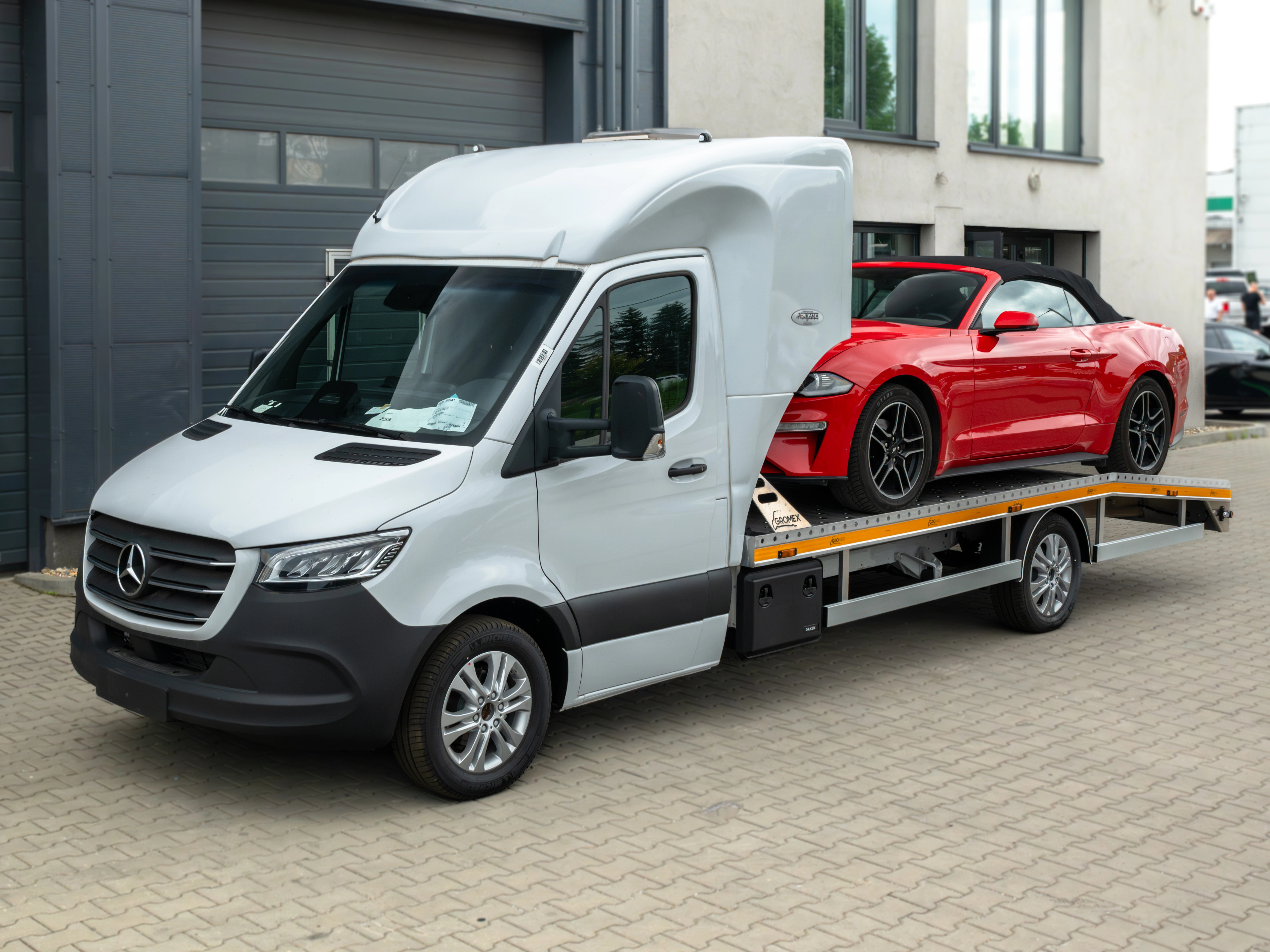 Body Mercedes roadside assistance Gromex aluminum loaded mustang red roadside assistance aluminum roadside assistance 