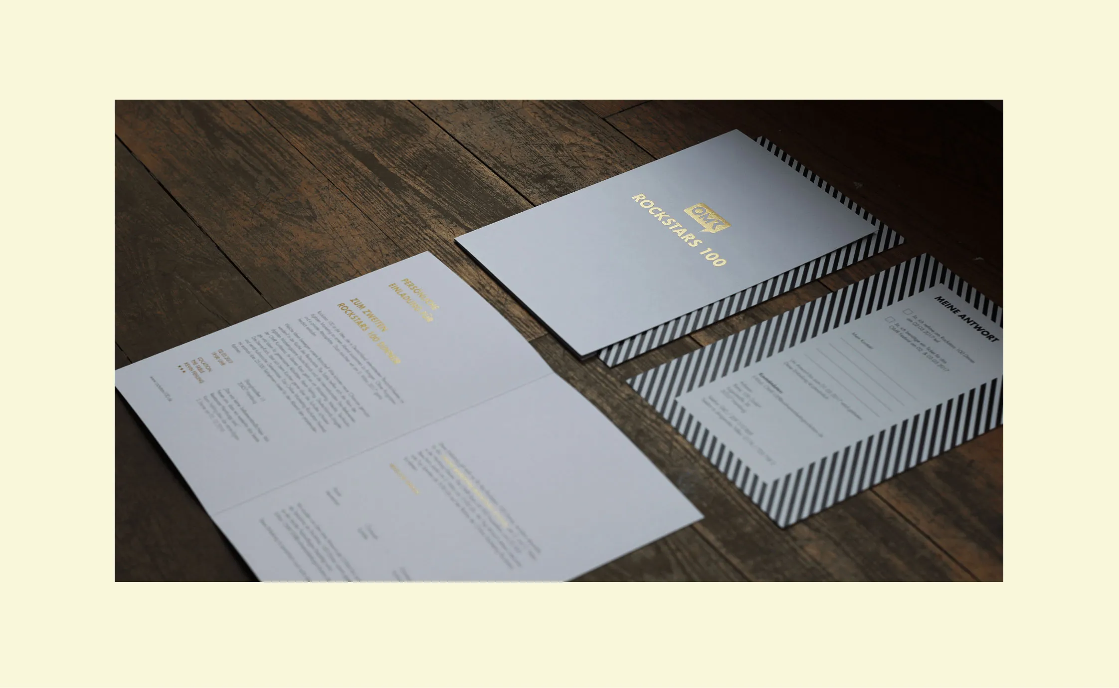 Printprodukte von OMR Rockstars 100 P