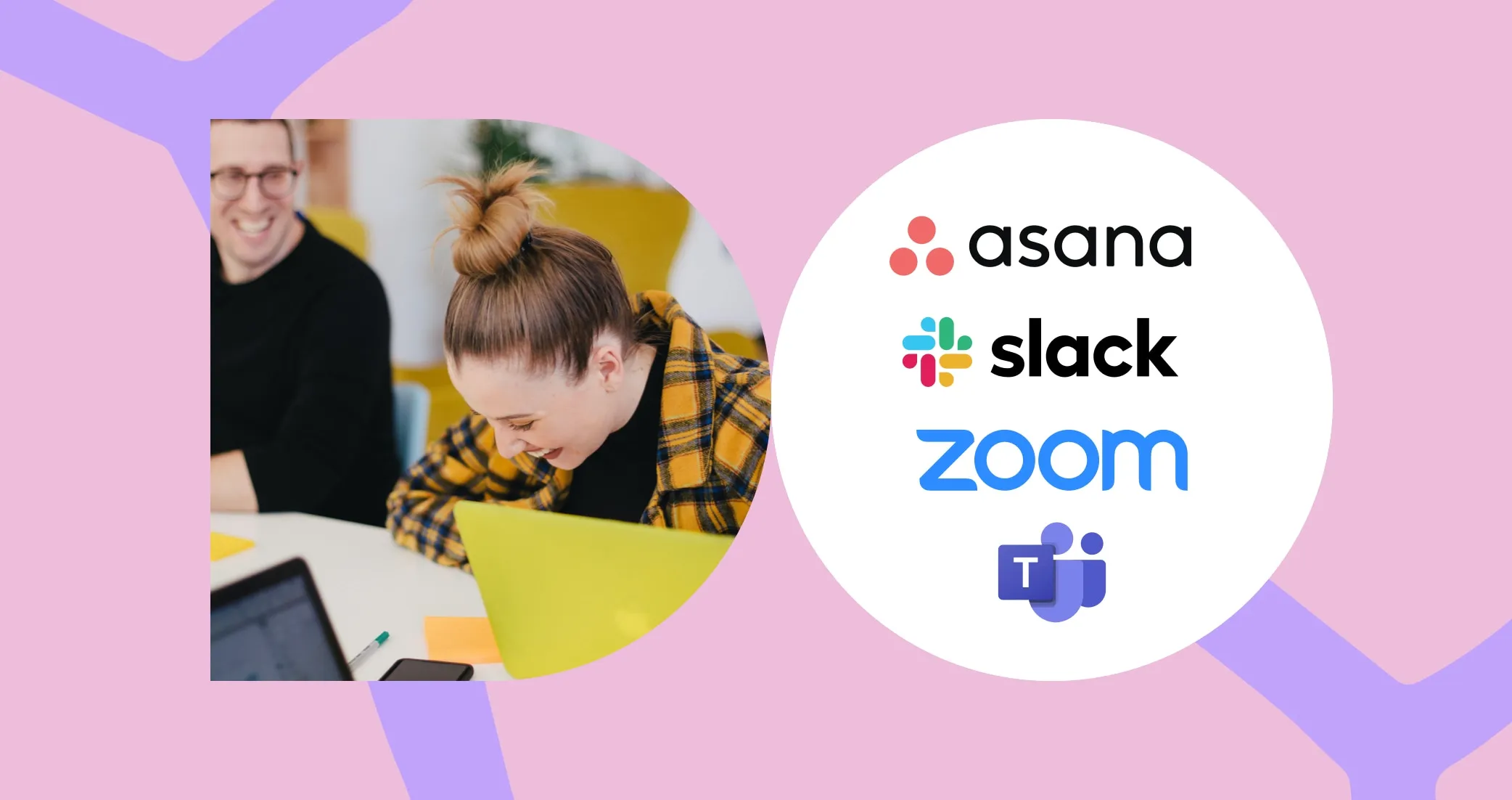 Logos verschiedener digitaler Kommunikationstools