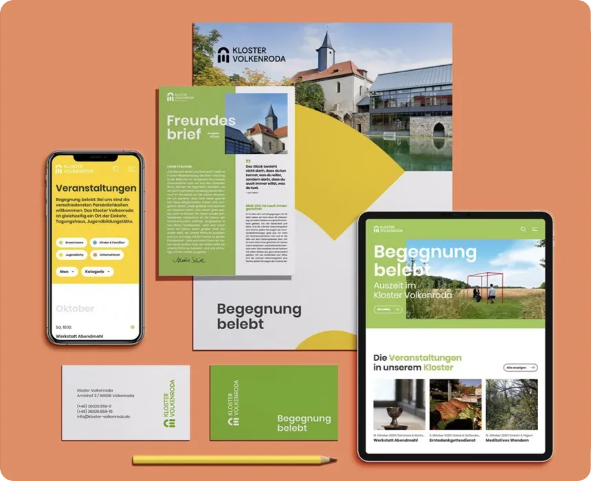 Kloster Volkenroda Webdesign