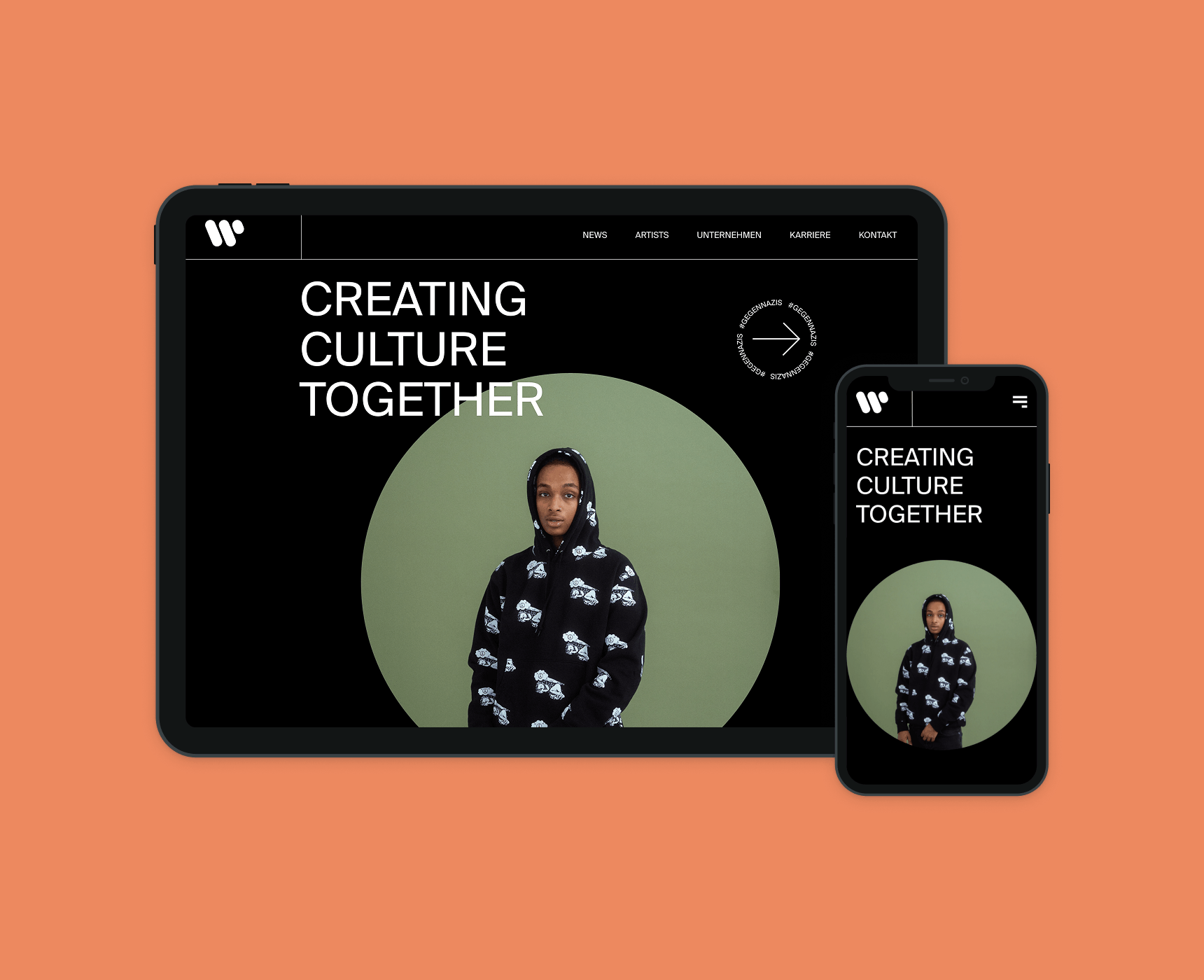 Webdesign für Warner Music Central Europe