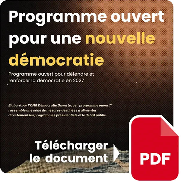 Télécharger le PDF « Programme ouvert pour une nouvelle démocratie »