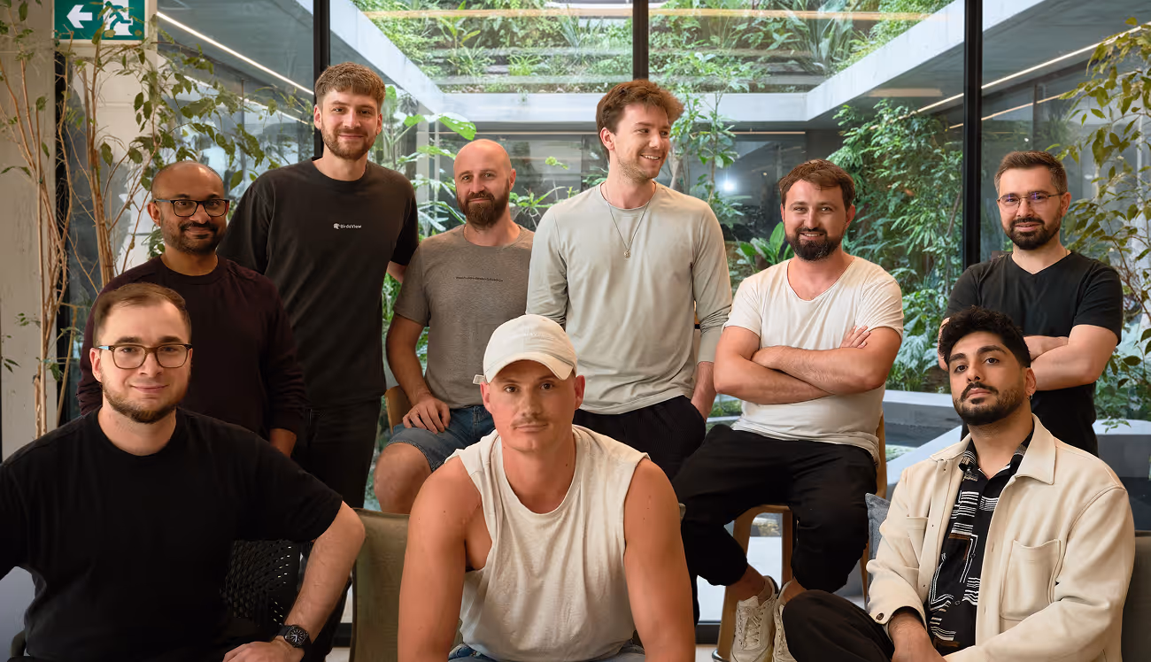 The Birdsview team, a diverse group of engineers, data scientists, and marketing specialists who built Avys, the AI Email Manager for e-commerce, gathered in their office.
