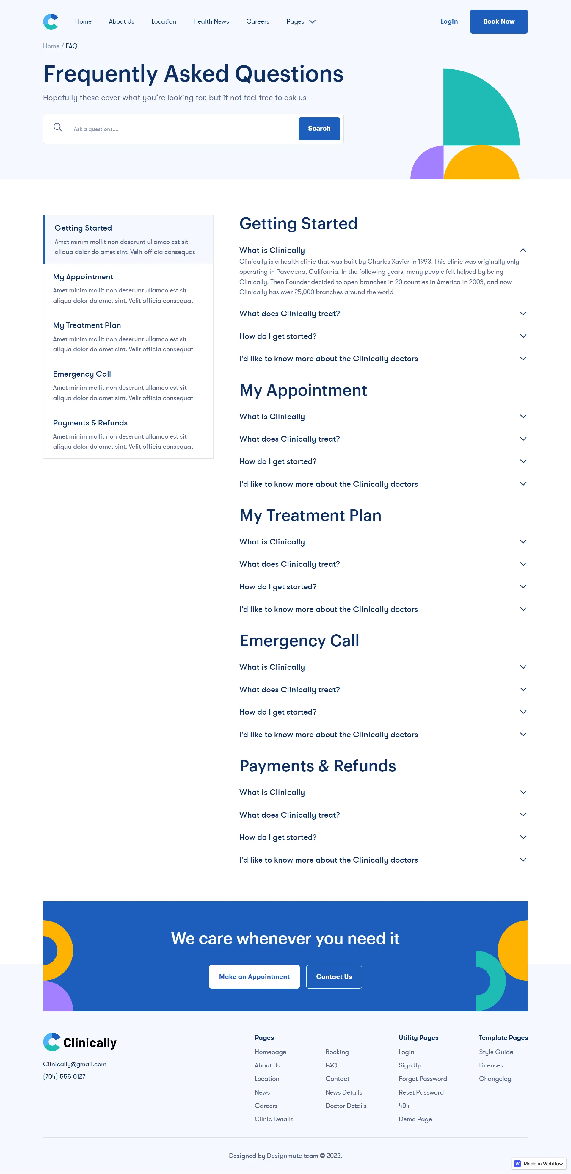 Image - Clinically Medical Webflow Template