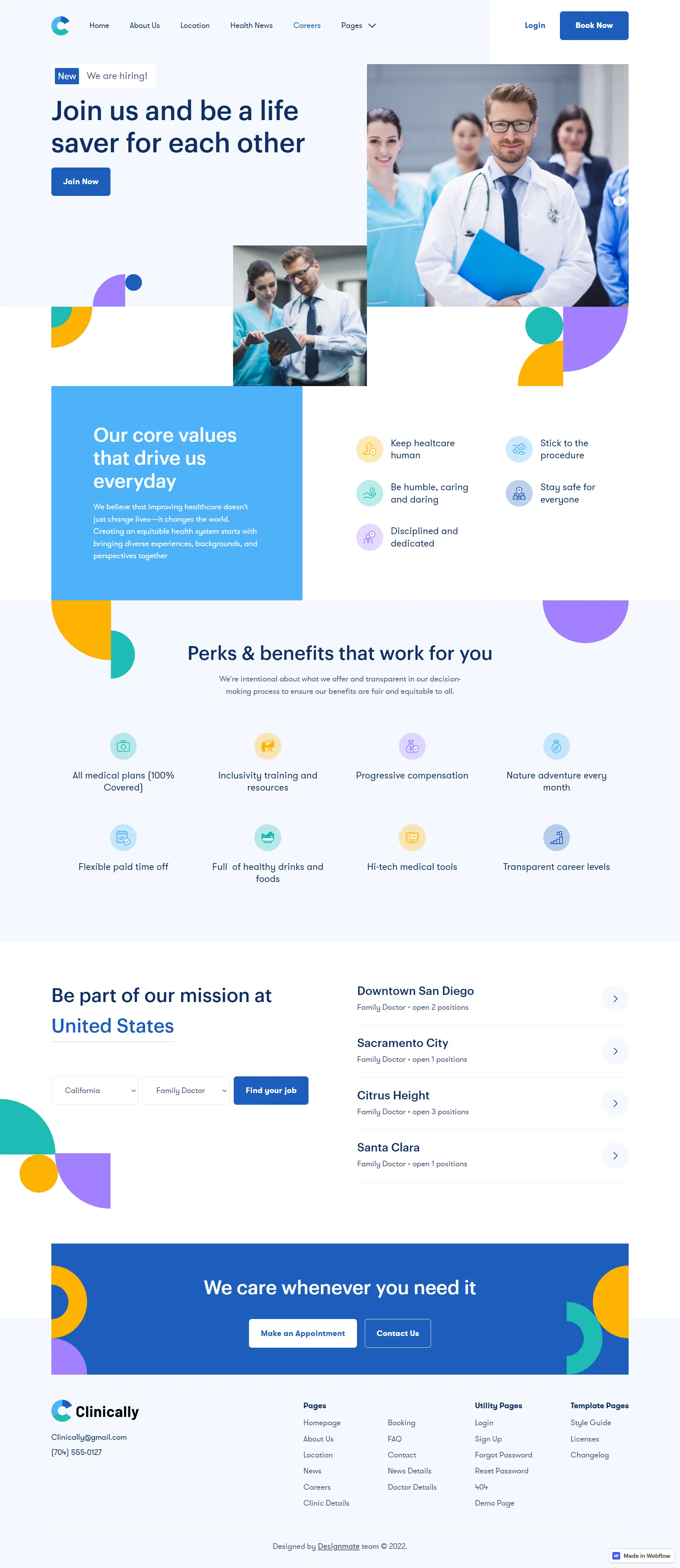 Image - Clinically Medical Webflow Template