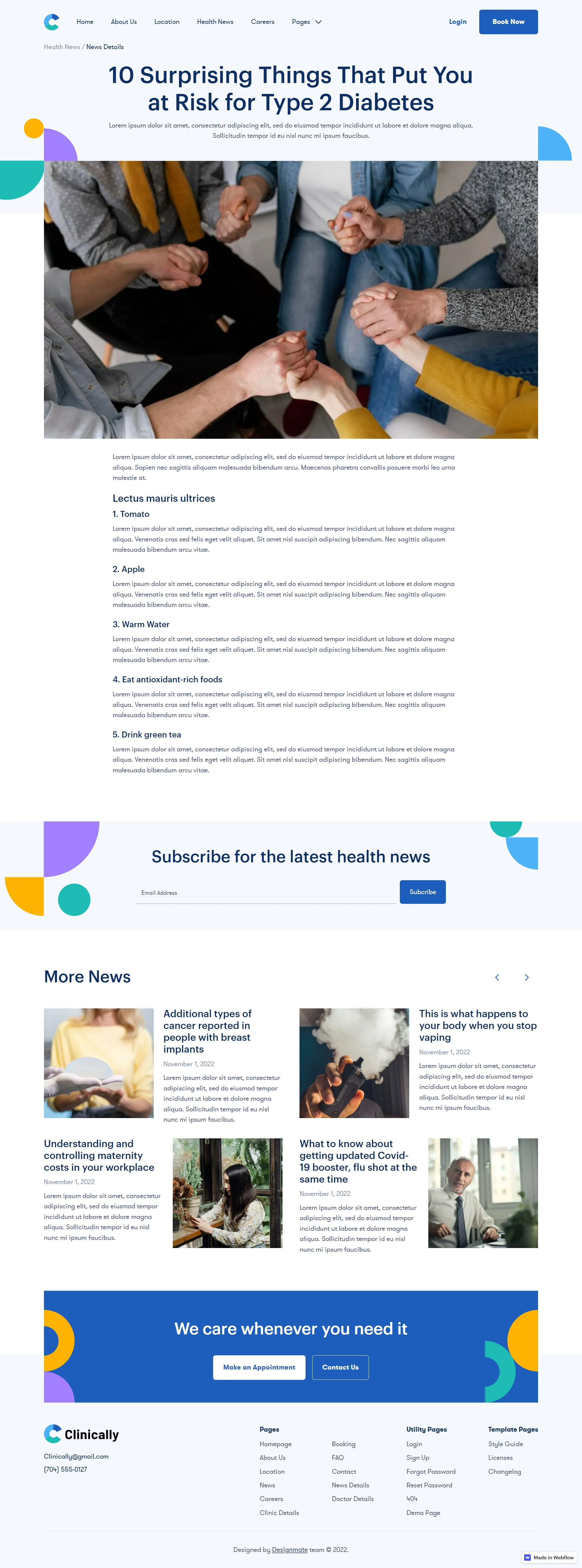 Image - Clinically Medical Webflow Template