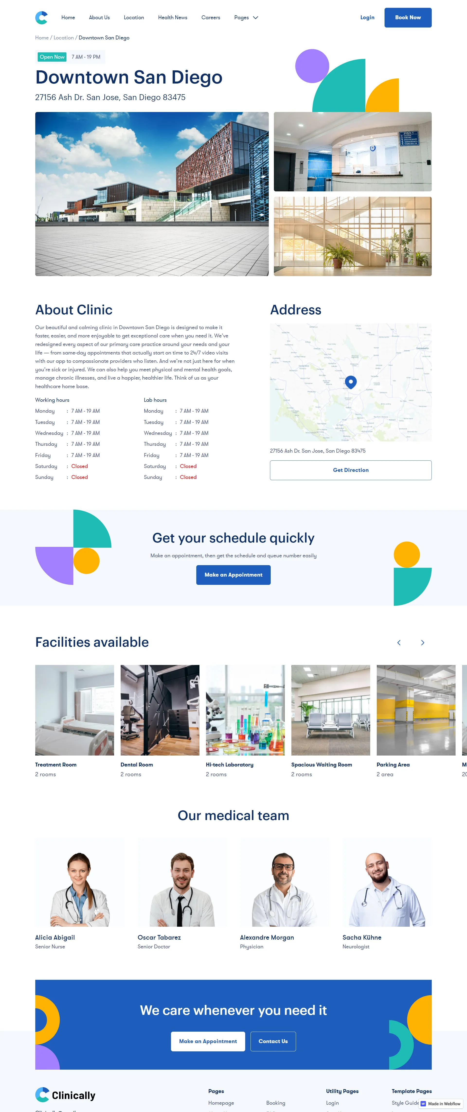 Image - Clinically Medical Webflow Template