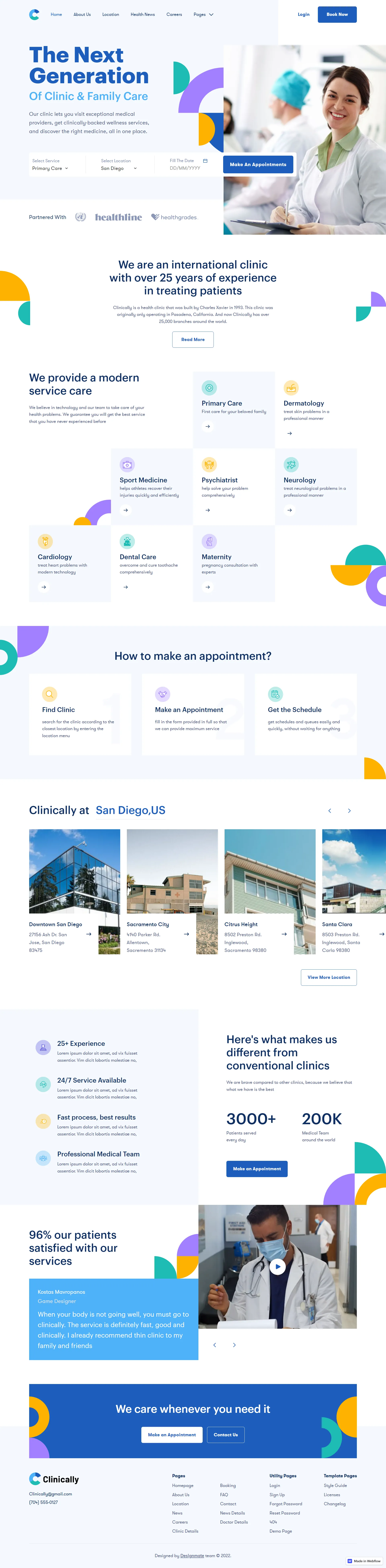 Image - Clinically Medical Webflow Template