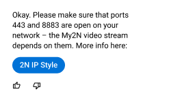 Okay. Please make sure that ports 443 and 8883 are open on your network.