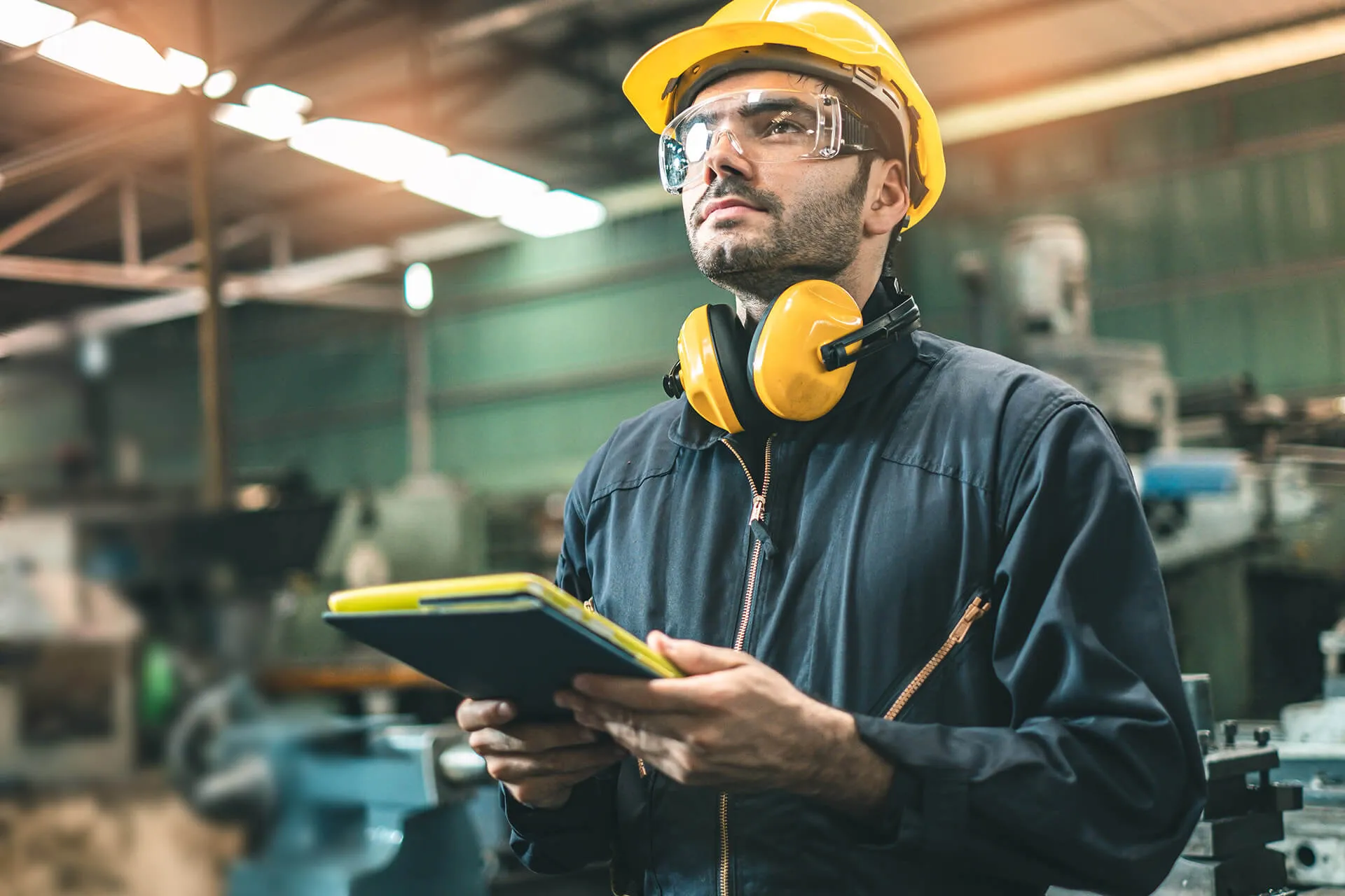 A reliability engineer on site