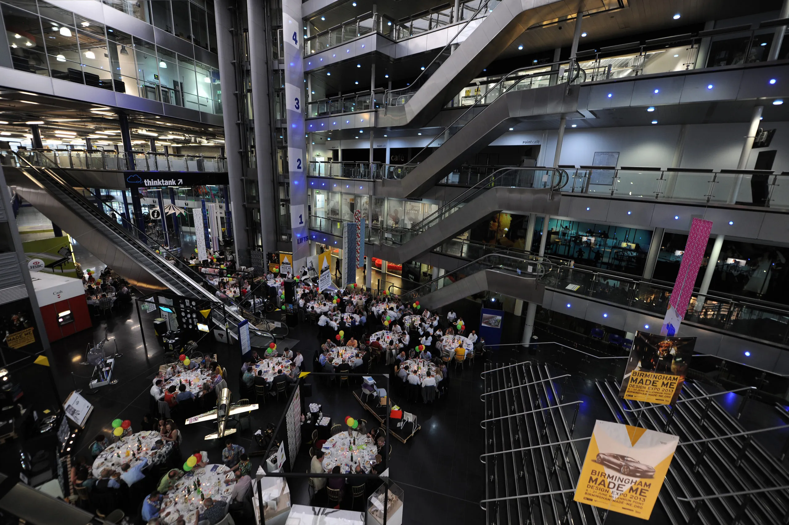 Interior photo of Millennium Point venue