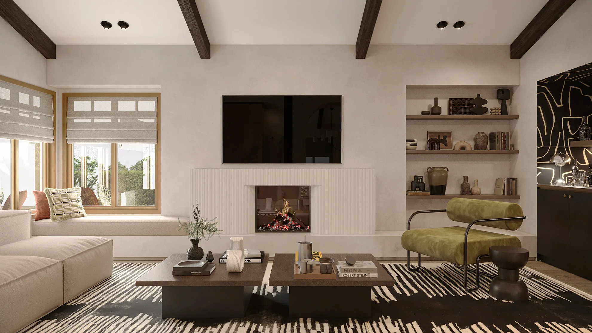 Dining area of a house in Manhattan Beach, LA