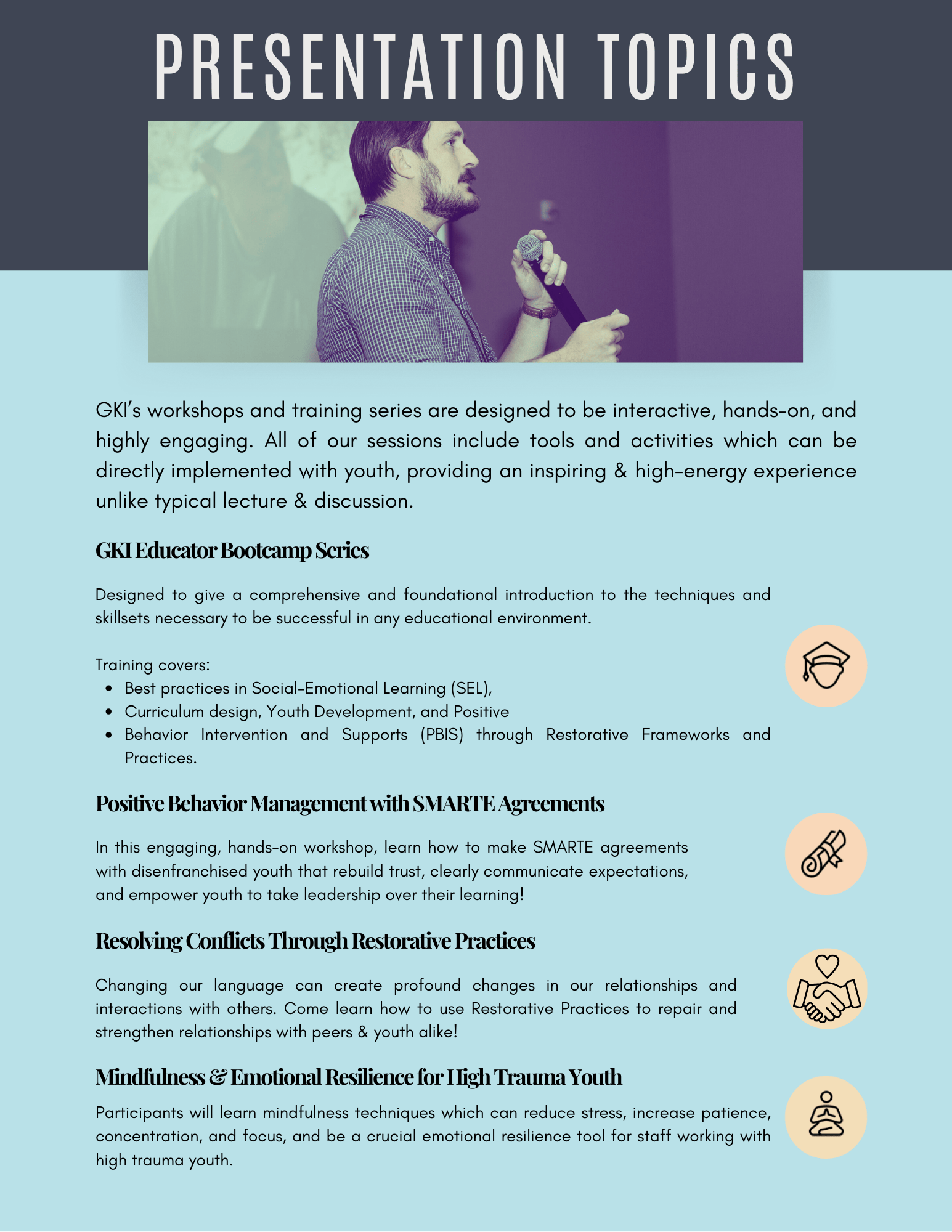 GKI Workshops
