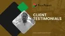 Client testimonial