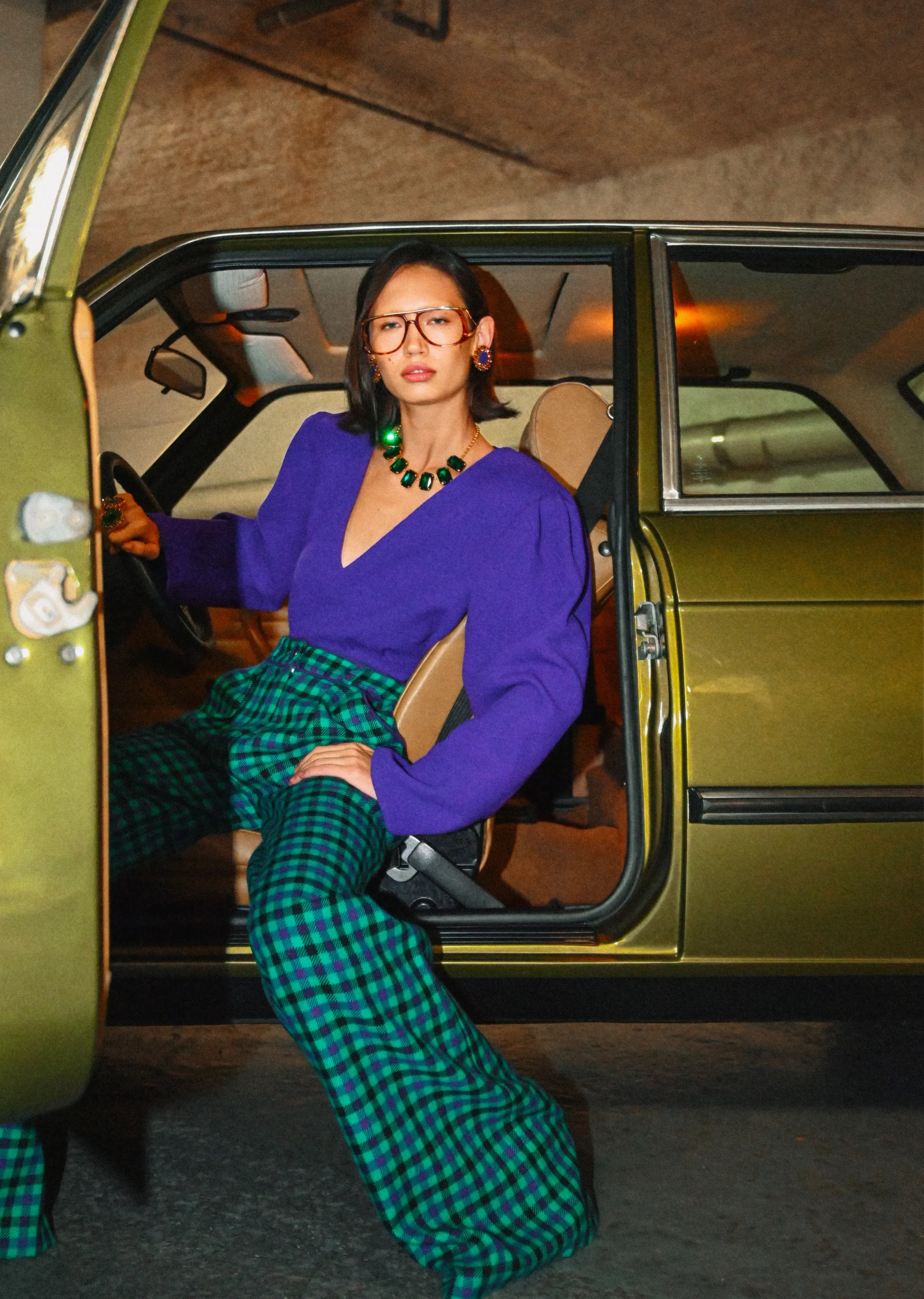 Bertille Kerebel for Linnea Lund with make-up artist Magot Priolet