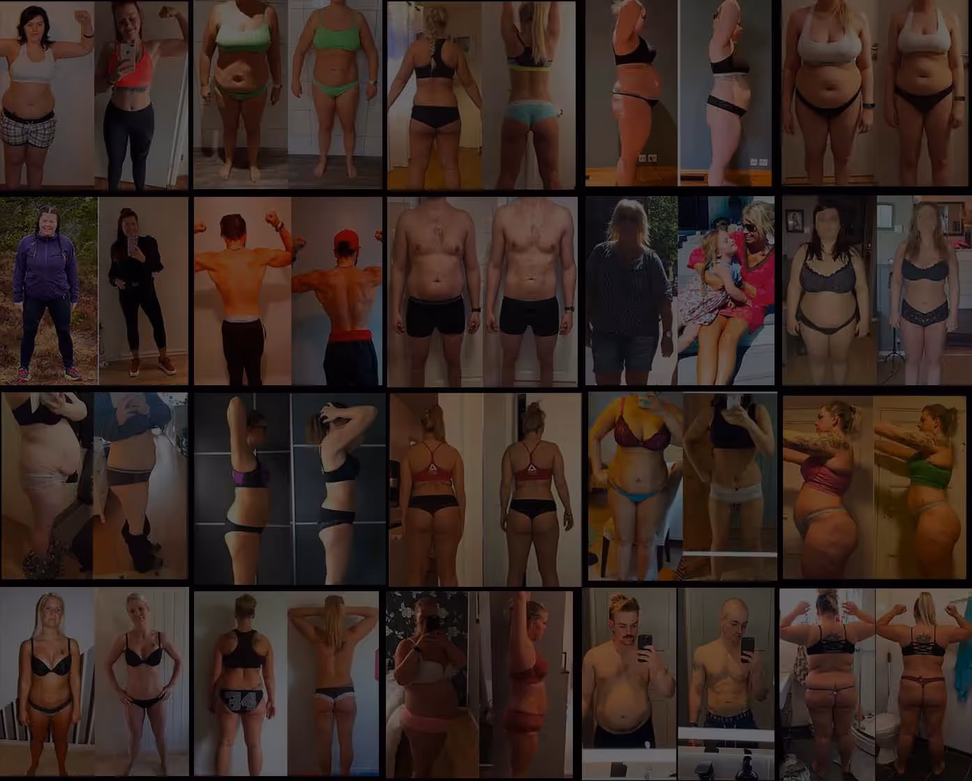 before after photos of people who have lost weight