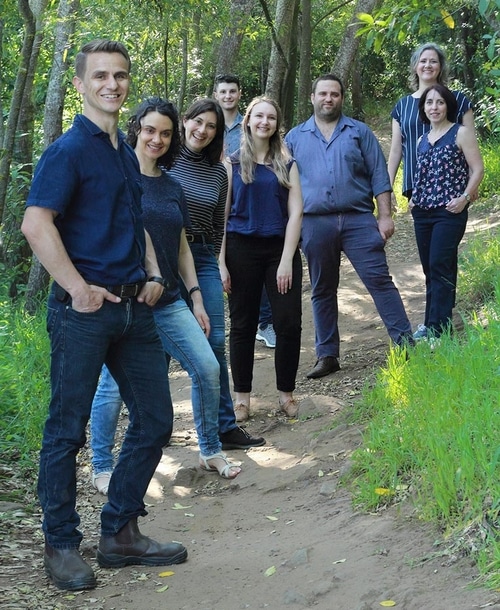 Pathfinders in a line
